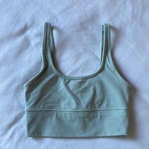 Aritzia Light Seafoam Green Sports Bra